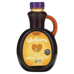 Wholesome, Organic Pancake Syrup, Lite, 20 liquid ounces (591 ml)