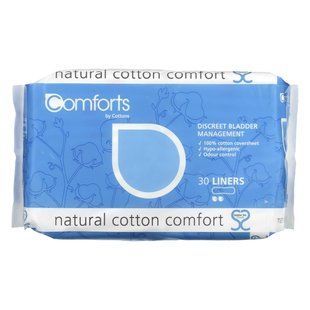 Cottons, Natural Cotton Comfort, Liners, 30 Liners купить в Киеве и Украине