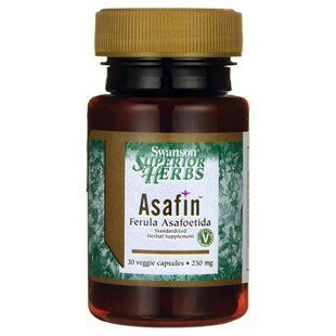 Asafin Ferula Asafoetida, Swanson, 250 mg, 30 capsules