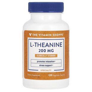The Vitamin Shoppe, L-Theanine , 200 mg, 120 Vegetable Capsules купить в Киеве и Украине