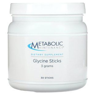 Глицин в стиках Metabolic Maintenance 30 стиков по 3 г каждый купить в Киеве и Украине