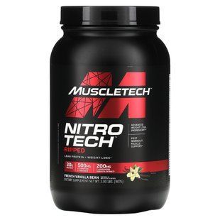 Serum protein French vanilla Muscletech (Nitro Tech Ripped) 907 g