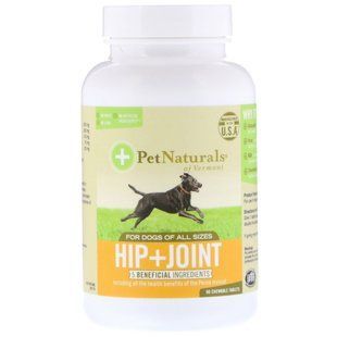 Бедра и суставы для собак всех размеров Pet Naturals of Vermont (Hip + Joint) 90 жевательных таблеток купить в Киеве и Украине