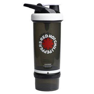 Шейкер 2 в 1 с контейнером внизу и мягкой ручкой-петлей SmartShake (Revive Rockband Red Hot Chili Peppers) 750 мл купить в Киеве и Украине