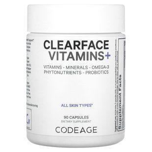 Codeage, Clearface Vitamins+, 90 Capsules купить в Киеве и Украине