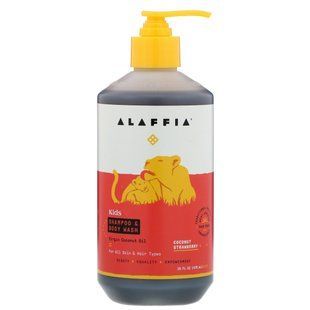 Шампунь + гель для душа для маленьких детей клубника Everyday Coconut (Shampoo & Body Wash) 475 мл купить в Киеве и Украине