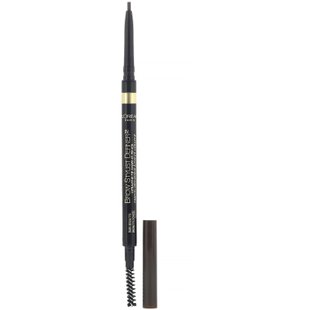 Карандаш для бровей Brow Stylist Definer, сверхтонкий наконечник, оттенок 390 «Темный брюнет», L'Oreal, 90 мг купить в Киеве и Украине