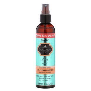Hask Beauty, Monoi Coconut Oil, 5-In-1 Leave-In Spray , 8 fl oz (235 ml) купить в Киеве и Украине