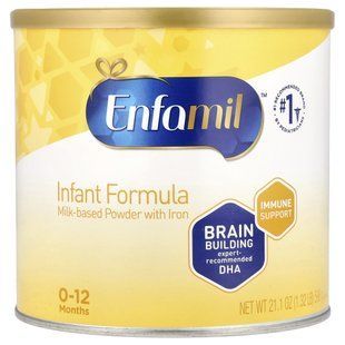 Enfamil, Infant Formula, Milk-Based Powder With Iron, 0-12 Months, 21.1 oz (598 g) купить в Киеве и Украине