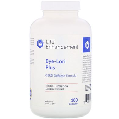 Антиоксиданти: екстракт мастики, куркуми і солодки (Bye-Lori), Life Enhancement, 180 капсул