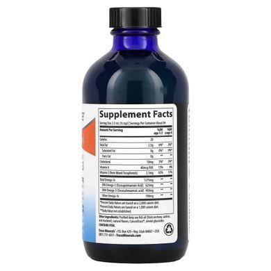 Омега-3 для дітей, 1275 мг, апельсиновий смак, Children's Liquid Omega-3, Trace Minerals, 237 мл