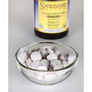 Supplements Vitamin B-12, Swanson, 1,000 mcg, 60 Chewables