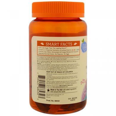 Childrens chewable multivitamins, Disney princesses, with grape, orange, and cherry flavor, 60 pieces