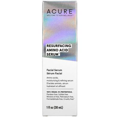 Acure, що відновлює амінокислотна сироватка, 30 мл (1 рідина унція)