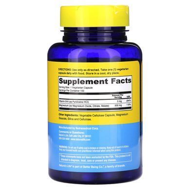 Магний Nature's Life (Magnesium) 500 мг 100 капсул купить в Киеве и Украине