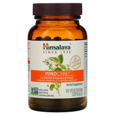 MindCare, Himalaya, 60 вегетаріанських капсул