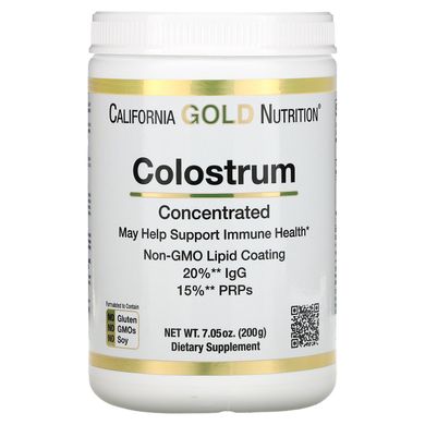 Молозиво California Gold Nutrition (Colostrum Powder Concentrated) 200 г