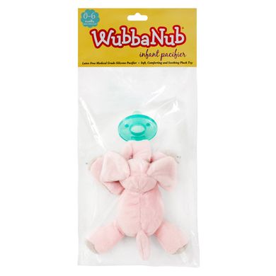 WubbaNub, Соска для младенцев, Pink Elephant, 0-6 месяцев, 1 соска купить в Киеве и Украине