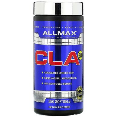 CLA 95, 95% активних ізомерів CLA, ALLMAX Nutrition, 150 м'яких капсул