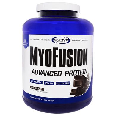 MyoFusion, Просунутий протеїн, молочний шоколад, Gaspari Nutrition, 1,81 кг
