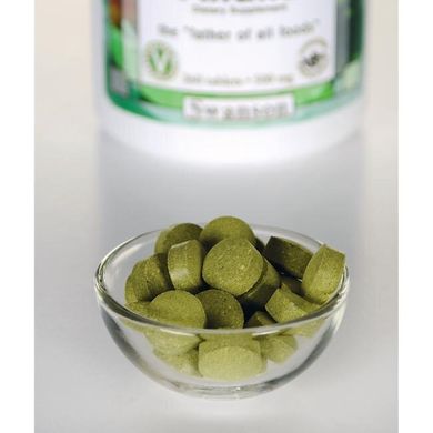 Люцерна, Certified Organic Alfalfa, Swanson, 500 мг, 360 таблеток