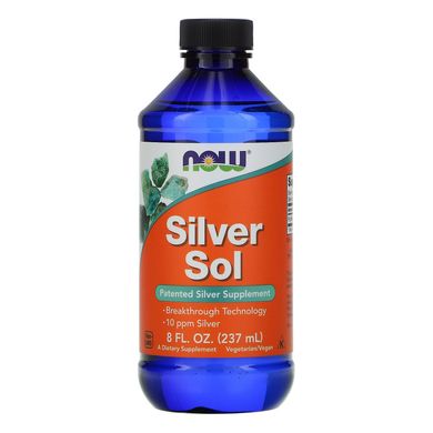 Колоїдне срібло Now Foods (Silver Sol) 50 мкг 237 мл