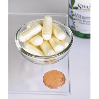 Вітамін С з шипшиною, Vitamin C with Rose Hips, Swanson, 1,000 мг, 30 капсул