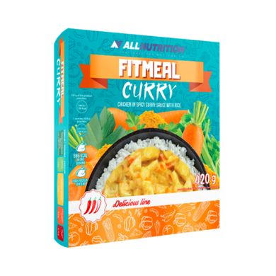 Курка з рисом в азіатському соусі Каррі Allnutrition (FitMeal Curry) 420 г