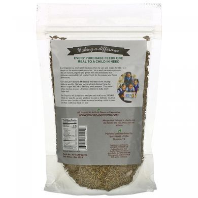 Органічне насіння кмину Jiva Organics (Organic Cumin Seeds) 200 г