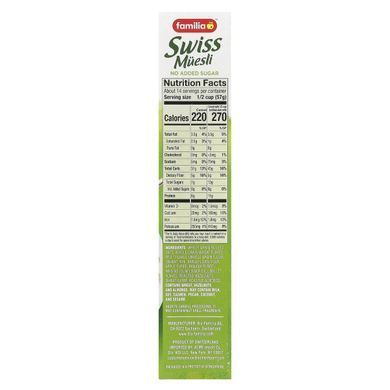 Swiss Muesli, No Added Sugar, Familia, 32 ounces (908 g)