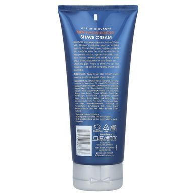 Giovanni, Art Of Giovanni Men, moisturizing shaving cream, 7 fluid ounces (207 ml)