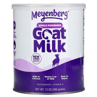 Сухе козяче молоко, вітамін D, Meyenberg Goat Milk, 12 унцій (340 г)