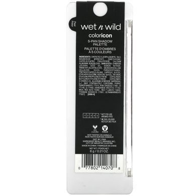 Wet n Wild, Color Icon, Petalette, palette of 5 shades, 6 g (0.21 oz)