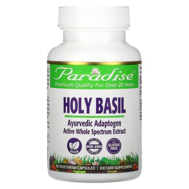 Базилік органік Paradise Herbs (Holy Basil) 60 капсул