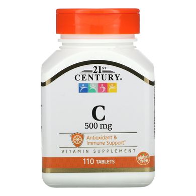Вітамін C 21st Century (Vitamin C) 500 мг 110 таблеток