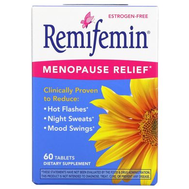 Nature's Way, Реміфемін, засіб від менопаузи, 60 таблеток