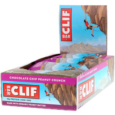 Батончики енергетичні з шоколадом і арахісом Clif Bar (Energy B) 12 бат. по 68 г