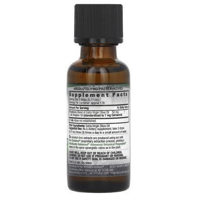 Олія орегана, без спирту, Oil of Oregano, Alcohol-Free, Nature's Answer, 30 мл