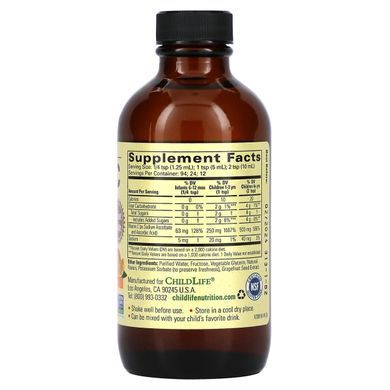 ChildLife Liquid Vitamin C Natural Orange