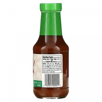 Organic BBQ Sauce with Liquid Smoke and Maple Syrup, Annies Naturals, 12 oz (340 g)