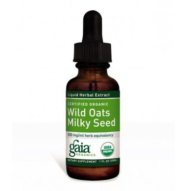 Дикий овес органік Gaia Herbs (Wild Oats Milky Seed) 30 мл