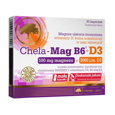 Chela-Mag B6 + D3 OLIMP 30 caps купить в Киеве и Украине