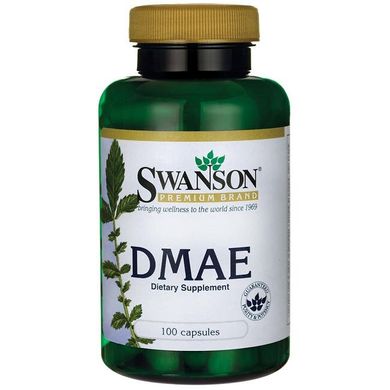 Диметиламиноэтанол, DMAE Complex, Swanson, 130 мг, 100 капсул купить в Киеве и Украине