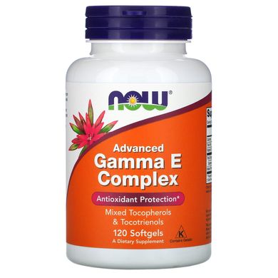Вітамін Е комплекс Now Foods (Gamma E) 120 капсул