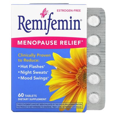 Nature's Way, Реміфемін, засіб від менопаузи, 60 таблеток