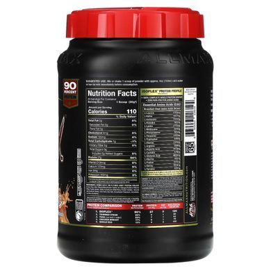 Ізолят сироваткового протеїну ALLMAX Nutrition (Isoflex) 907 г зі смаком карамель-макиато