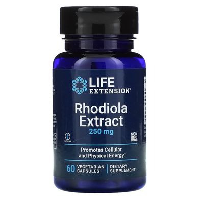 Родіола рожева екстракт Life Extension (Rhodiola Extract) 250 мг 60 капсул