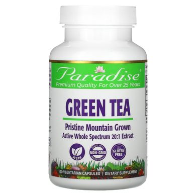 Зелений чай гірський Paradise Herbs (Green Tea) 120 капсул