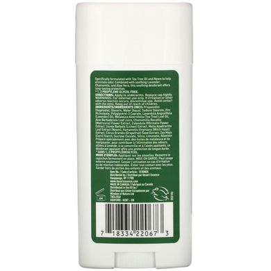 Дезодорант для тіла масло чайного дерева Desert Essence (Deodorant) 70 мл