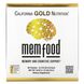 Вітаміни для підтримки пам'яті та когнітивних функцій California Gold Nutrition (MEM Food Memory and Cognitive Support) 60 пакетиків по 85 г фото